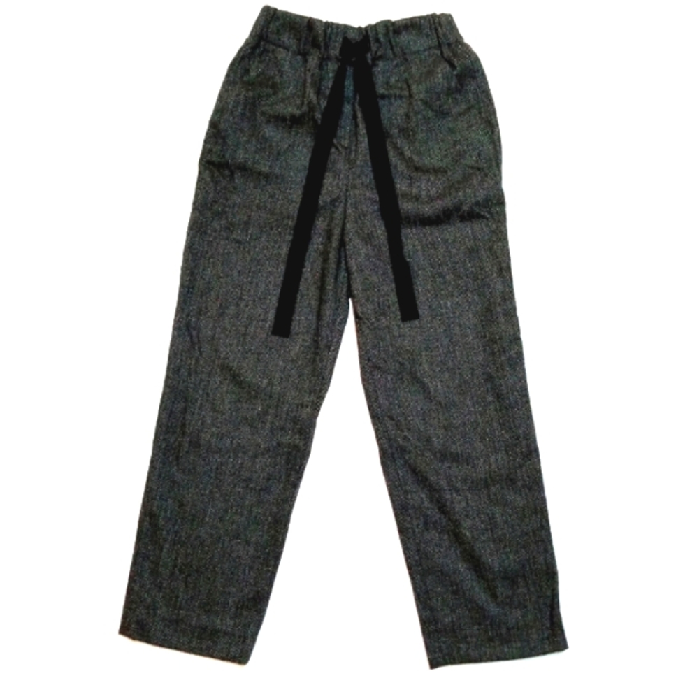 Zara wool blend herringbone grey pants size XS